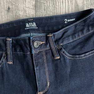 A.N.A. Skinny Jeans 2 Dark Wash NWOT
